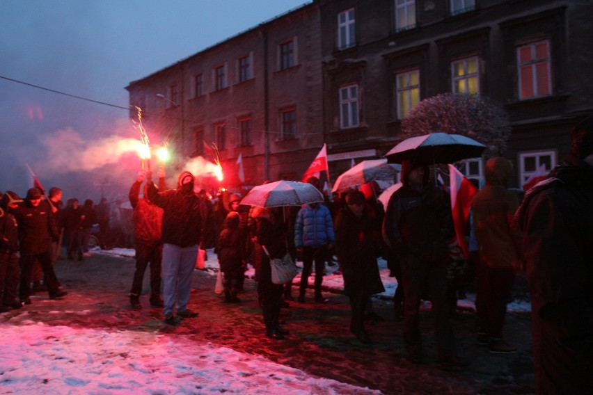 Bielsko-Biała pamięta o Żołnierzach Wyklętych. Ulicami przeszło kilkaset osób [ZDJĘCIA]