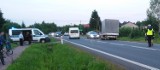Gmina Wolanów: wypadek motocyklisty na "dwunastce" w Kowalance (zdjęcia internauty)