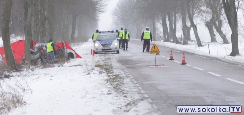 Grodzisk. Wypadek śmiertelny w powiecie sokólskim (zdjęcia)