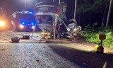 Tragiczny wypadek w powiecie stalowowolskim, nie żyje 20-letni kierowca fiata stilo