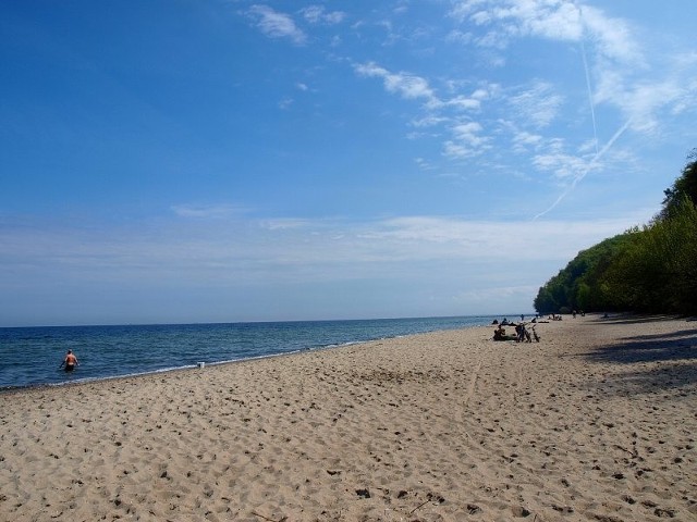 Plaża w Gdyni. Zdjęcie poglądowe.