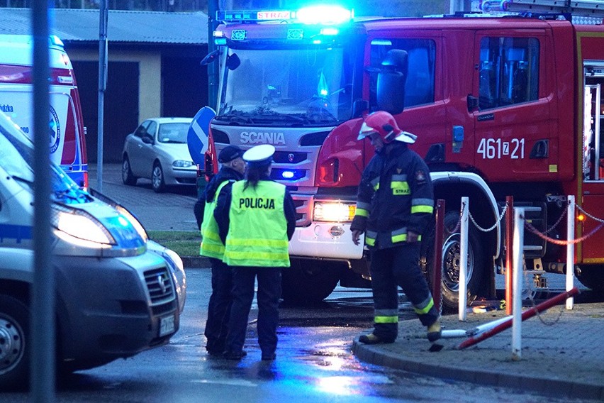  BMW wjechało w budynek w Kamieniu Pomorskim [zdjęcia]