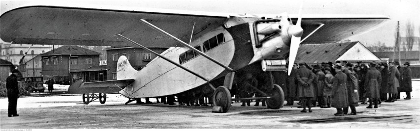 PWS-20T - rok 1929 - pierwszy polski samolot pasażerski