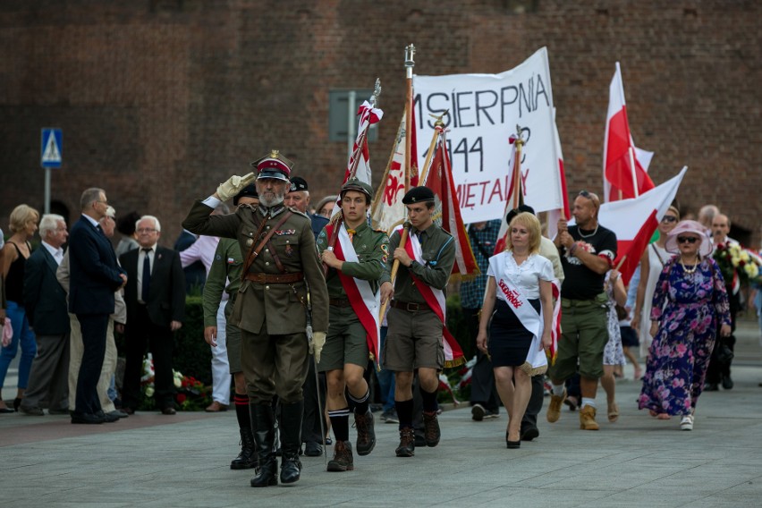 Tak Kraków uczcił 74. rocznicę wybuchu Powstania Warszawskiego