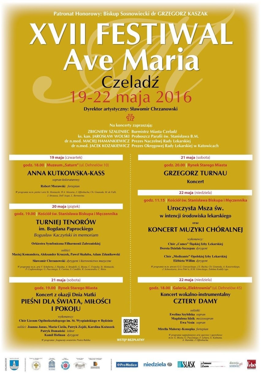 Festiwal Ave Maria rozbrzmi w Czeladzi [PROGRAM]