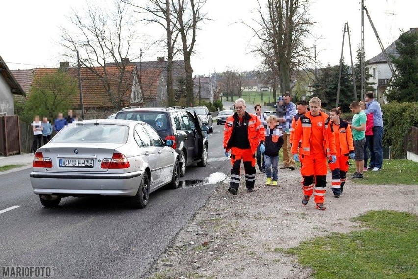 Zderzenie czterech aut w Chrząszczycach