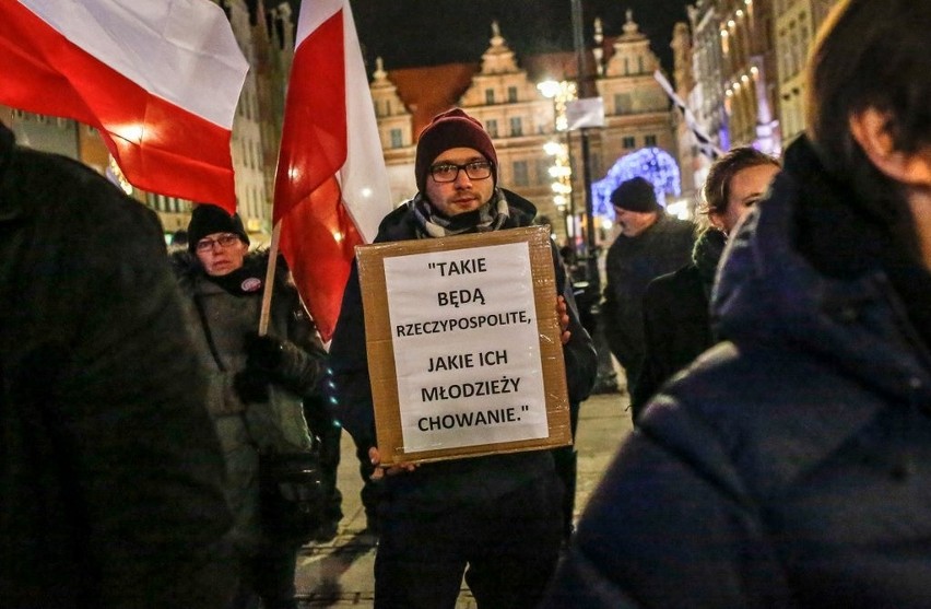 Protest w Gdańsku