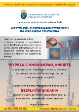 Kraków. Naukowcy z Uniwersytetu Jagiellońskiego badają wpływ promieniowania elektromagnetycznego na nasze zdrowie