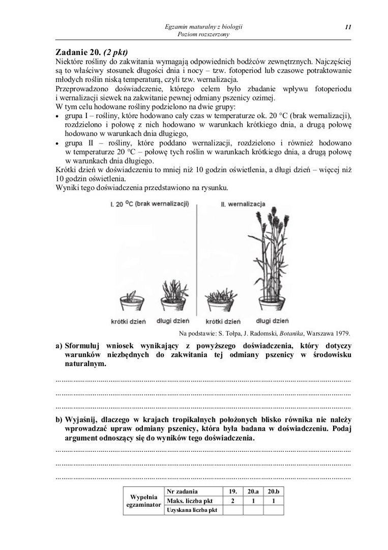 Ponizej Zamieszczono Opisy Warunkow Naturalnych