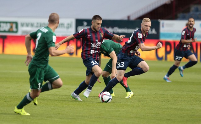 Trener Michniewicz chwalił ostatnio Patryka Małeckiego (z piłką). Zobaczymy, co pokaże we Wrocławiu.