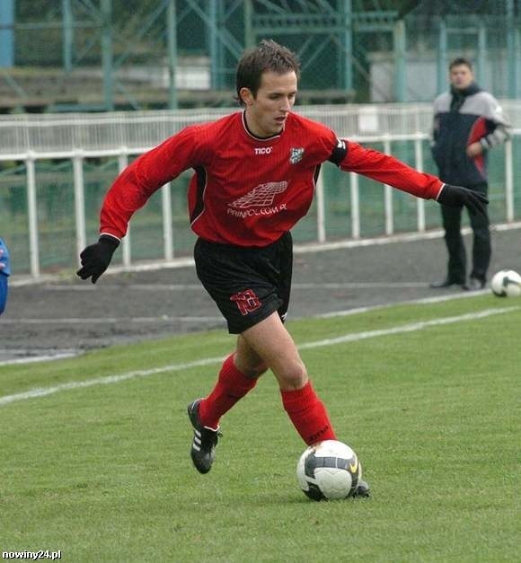 Michał Wolański (na zdjęciu jeszcze w barwach Wisłoki Dębica) zdobył w Sieniawie dwie bramki.