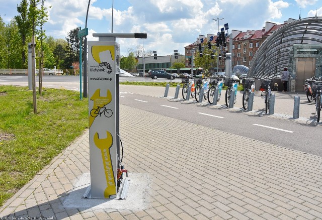 Stacje naprawy rowerów już czynne w Białymstoku