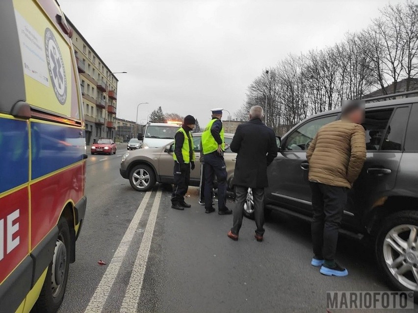 Wypadek na ul. Nysy Łużyckiej w Opolu.