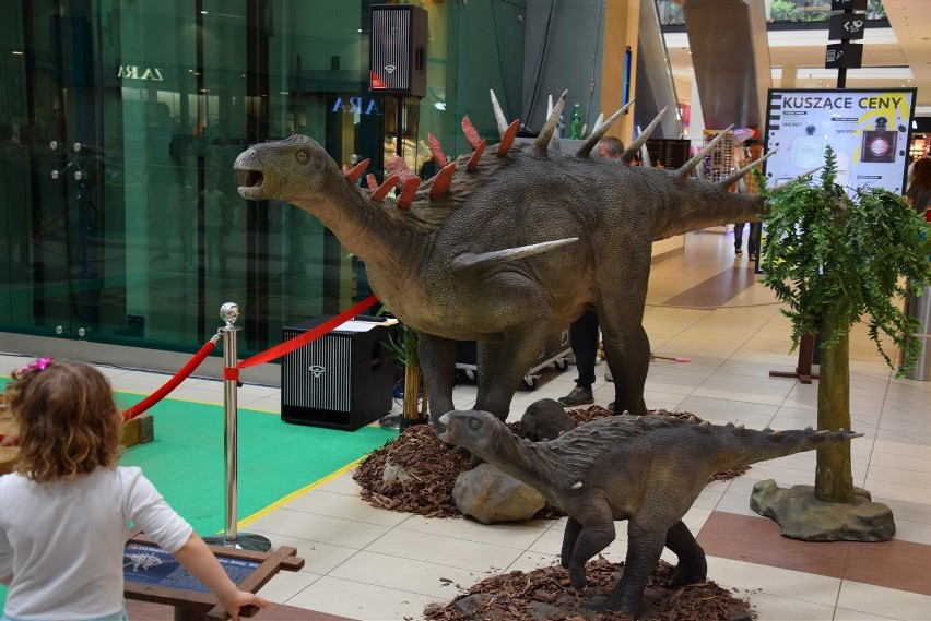 Dinozaury śmieszą i straszą w Galerii Jurajskiej