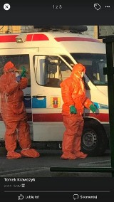 Koronawirus Koluszki. Mężczyzna z gorączką zabrany z koluszkowskiego dworca do szpitala w Łodzi