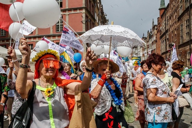 Parada Seniorów i piknik z Haliną  Kunicką