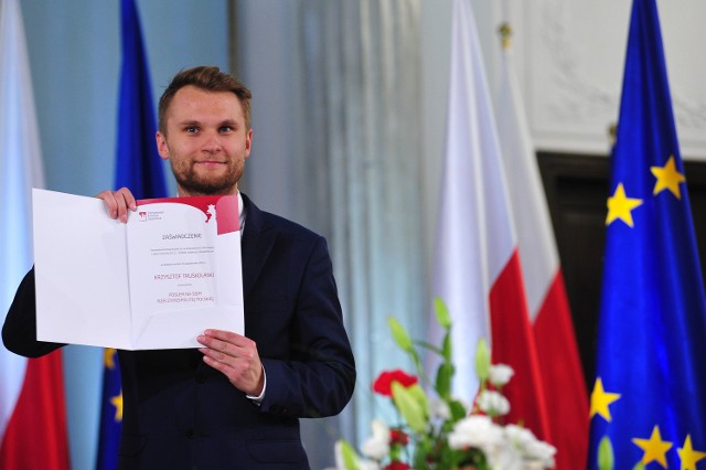 Tak Krzysztof Truskolaski odbierał mianowanie na posła RP