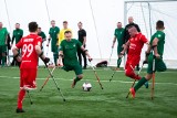 Warta Poznań - Widzew Łódź 1:0: Wygrana w pierwszym meczu drużyny Zielonych w amp futbolu, czyli zawodników bez jednej nogi [ZDJĘCIA]