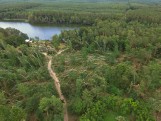 Burza w Złocieńcu. Skutki nawałnicy na zdjęciach z drona