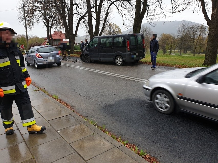 Wypadek w Kalwarii Zebrzydowskiej