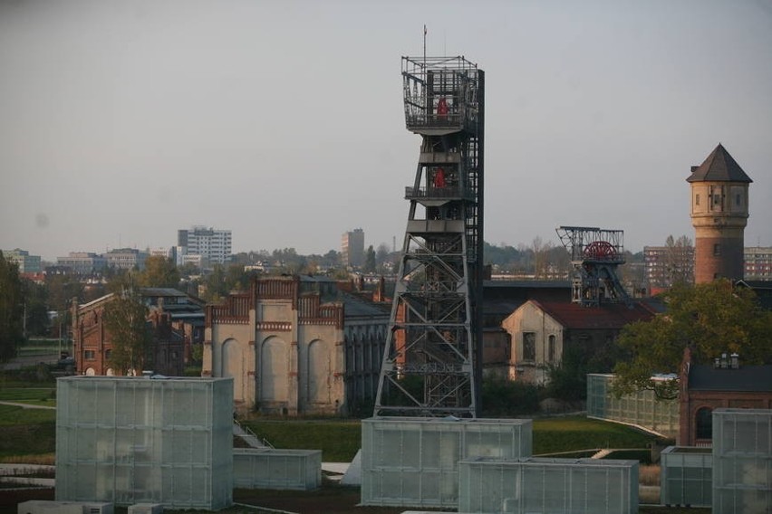 Gmach Muzeum Śląskiego na terenie po byłej kopalni Katowice...