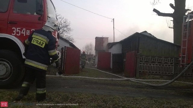 Pożar w Koniecpolu: W płomieniach stanęło jedno z pomieszczeń mieszkalnych przy ulicy Chrząstowskiej w Koniecpolu.