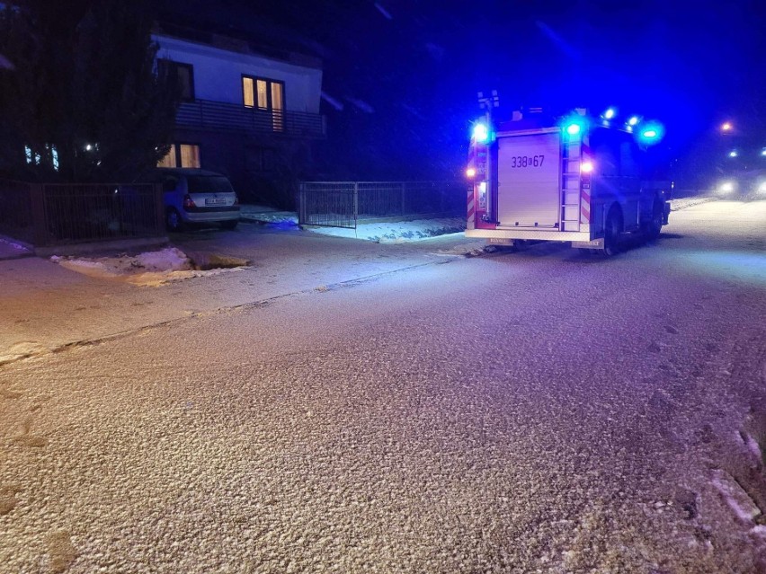 Wybuch gazu w domu prywatnym w gminie Słomniki
