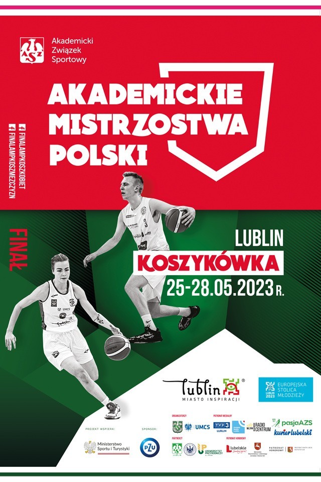 W Lublinie odbędą się Akademickie Mistrzostwa Polski w koszykówce kobiet i mężczyzn 