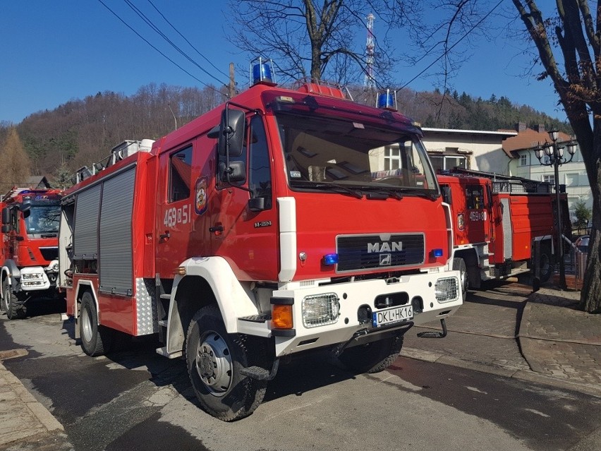 Pożar w Kudowie-Zdroju, 2 kwietnia 2018