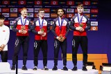 Polska męska sztafeta z brązowym medalem MŚ w short tracku