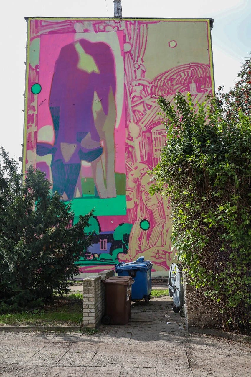 Murale w ramach Street Art Szczecin 2021