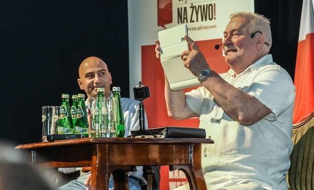 Lech Wałęsa w Bydgoszczy.w MCK