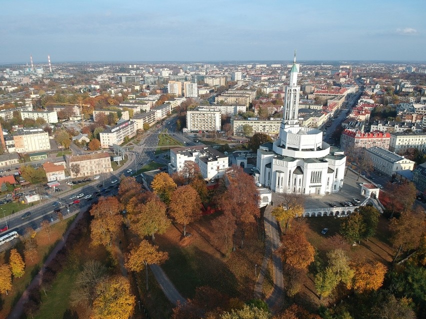 Wspaniały przykład modernizmu z lotu ptaka