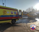 Wybuch instalacji gazowej w samochodzie w Żywcu. Ranni mężczyźni zostali przetransportowani do szpitali