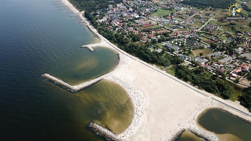 Największa sztuczna plaża w Polsce, znajdująca się w...