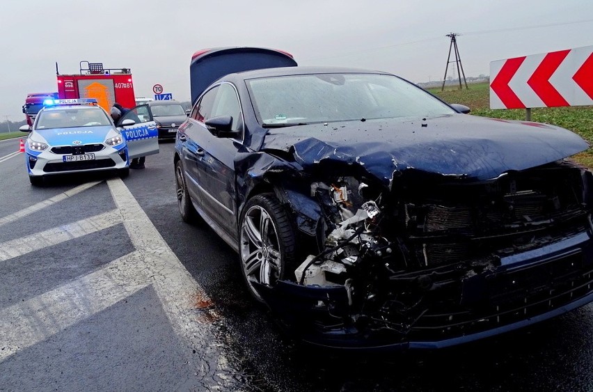 Na szczęście żaden z kierowców nie odniósł poważniejszych...