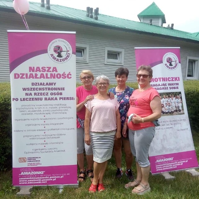 Sandomierski Klub Amazonki reprezentowały cztery panie Ewa, Justyna, Grażyna i Danuta.