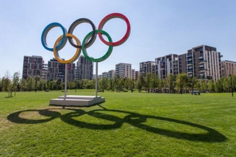 Rok 1980. Moskwa ceremonia otwarcia Igrzysk Olimpijskich. Na...