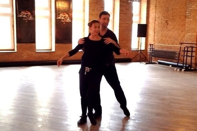 Magdalena Soszyńska Michno i Jacek Rozenek na treningu (fot. screen z wideo)