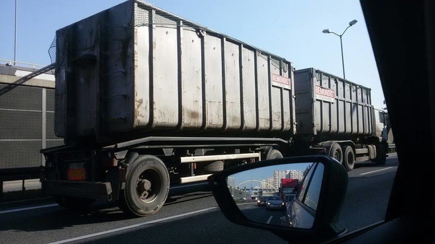 Wypadek w Katowicach: Tunel w Katowicach zamknięty....