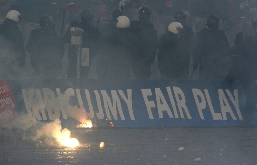 28.02.2009.Ostatnie Wielkie Derby Śląska Ruchu Chorzów z...