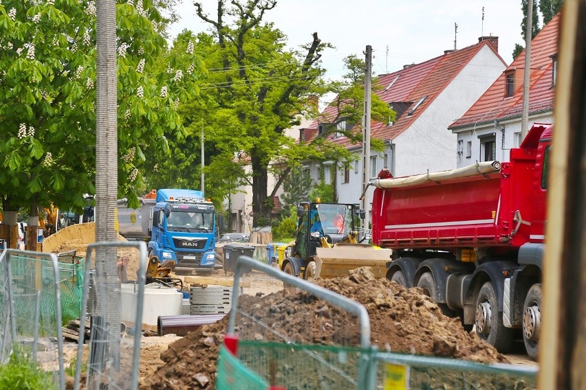 Przebudowa ulicy Berenta we Wrocławiu.