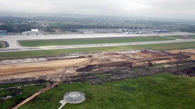 Katowice Airport - nowe inwestycje z lotu ptaka