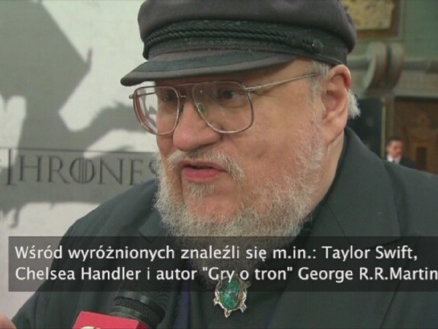 Wśród wyróżnionych znaleźli się m.in.: Taylor Swift, Chelsea Handler i autor "Gry o tron", George R.R.Martin.