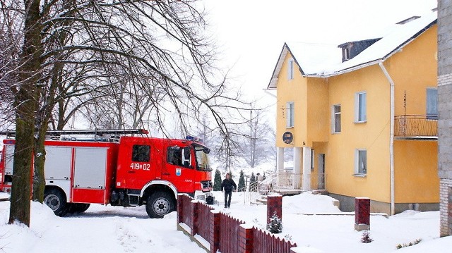 Strażacy z Czerska działali sprawnie i na szczęście w tym domu nie doszło do tragedii