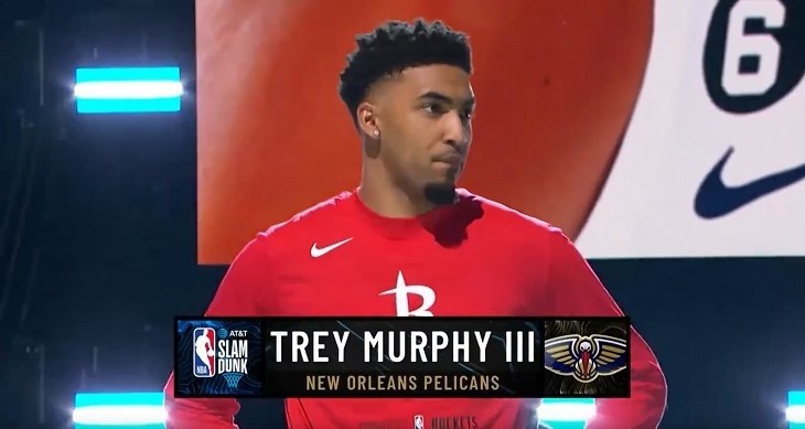 KJ Martin z Houston Rockets zaprezentowany jako Trey Murphy...