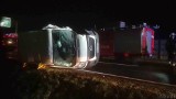 Wypadek w Sołtysach na drodze krajowej nr 45. Jedna osoba ranna w zderzeniu trzech samochodów