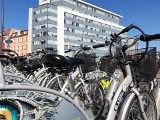 Rowery miejskie w Katowicach już stoją, ale nie można ich wypożyczyć 