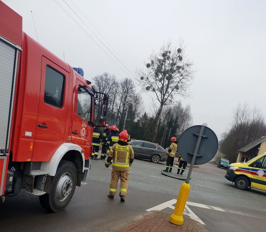 Wypadek w m. Netta Druga, w którym zderzyły się trzy...