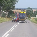 Tragedia w Woźnikach! Pieszy zginął pod kołami samochodu